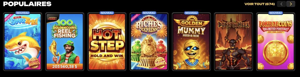 spinsy casino popularies