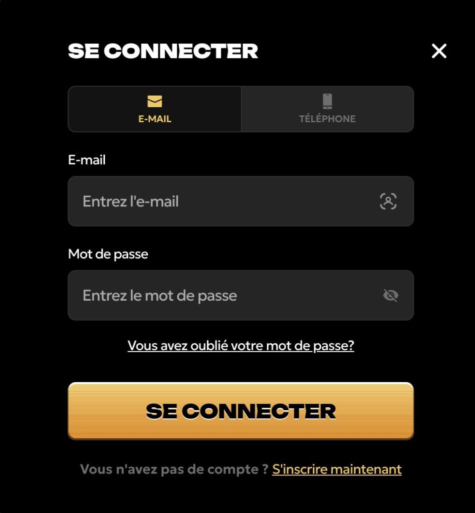 spinsy se connecter